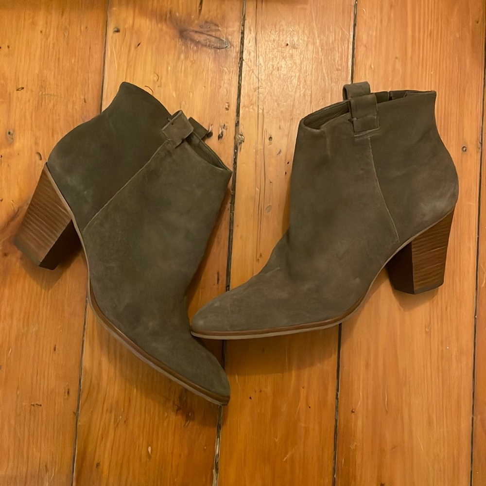 J. Crew Suede Grey Boots